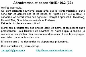 149-AERODROME-ET-BASE-1945-1962-33- (0) LAGOUAT-HASSI RMEL-GARDAHIA-EL GOLEA